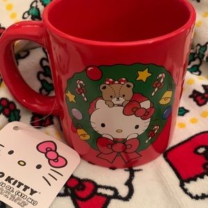 NWT Hello Kitty Ceramic 16oz Holiday Mug featuring Hello Kitty and  Tiny Chum